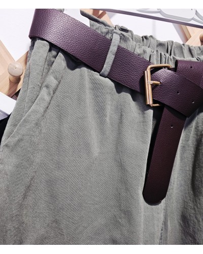 Pantalón Tobillero / Cinturón Verde