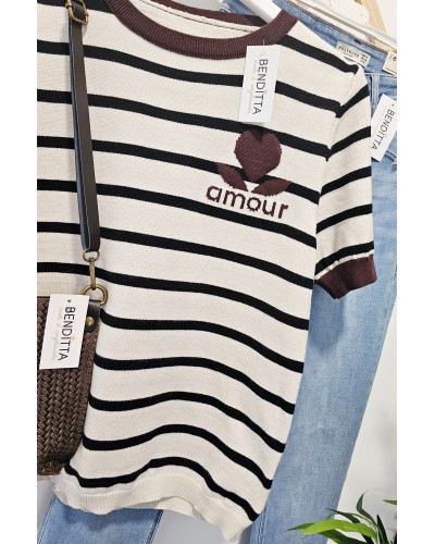 Jersey Rayas / Amour Chocolate
