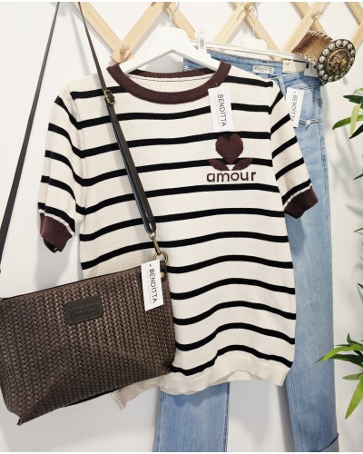 Jersey Rayas / Amour Chocolate