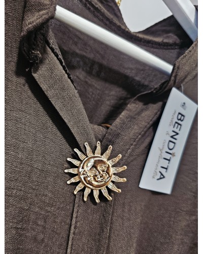 Blusa Sol / Estrella Chocolate