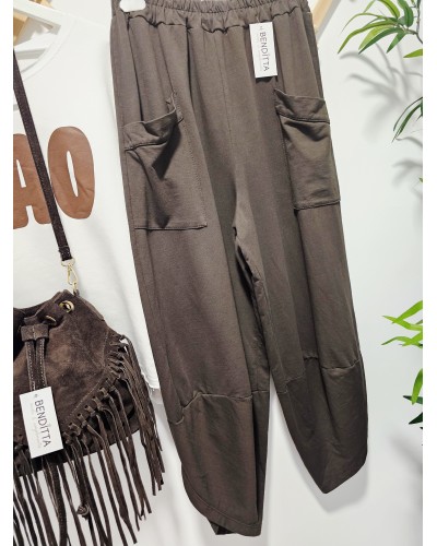 Pantalón Bombacho Chocolate