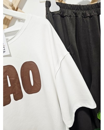 Sudadera Oversize / Ciao Blanco