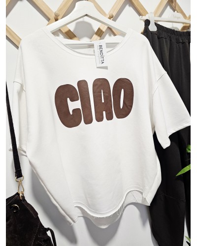 Sudadera Oversize / Ciao Blanco
