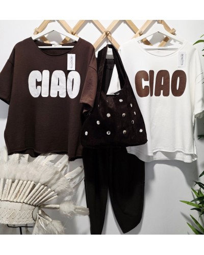Sudadera Oversize / Ciao Marrón