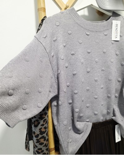 Jersey Plumeti Gris