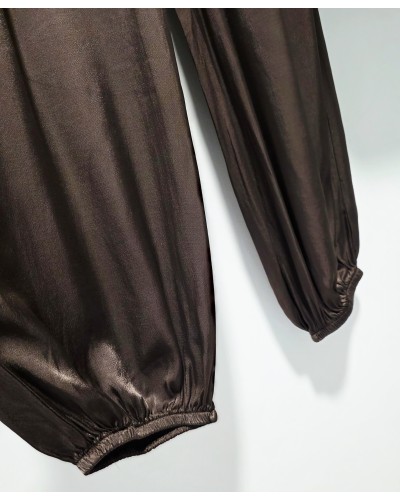 Pantalón Bombacho / Bolsillos Marrón
