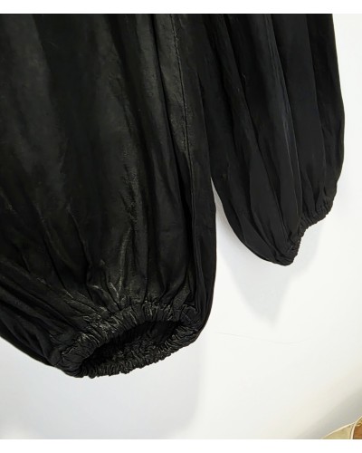 Pantalón Bombacho / Satén Negro