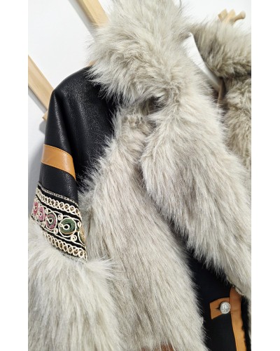 Chaquetón Boho / Efecto Pelo