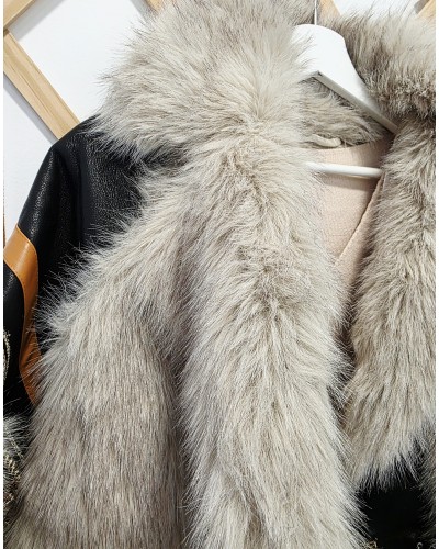 Chaquetón Boho / Efecto Pelo