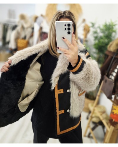 Chaquetón Boho / Efecto Pelo