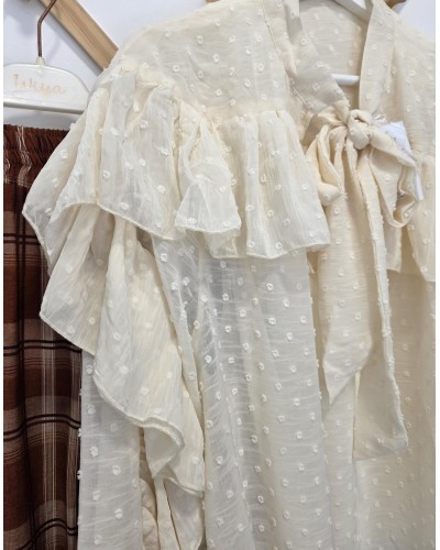 Blusa Plumeti / Lazada Marfil