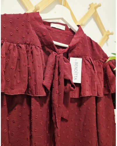 Blusa Plumeti / Lazada Borgoña