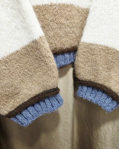 Jersey Lana / Franjas Camel