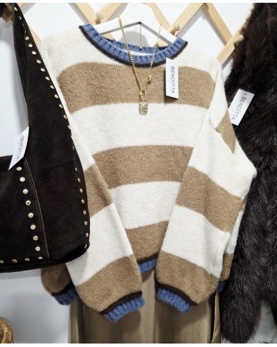 Jersey Lana / Franjas Camel