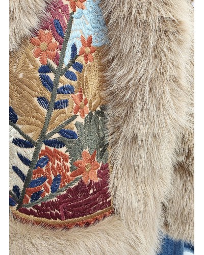 Chaleco Boho / Bordados Camel