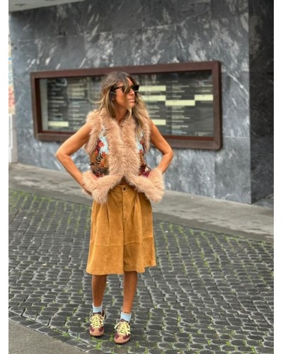 Chaleco Boho / Bordados Camel