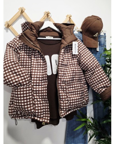 Anorak Reversible / Vichy Chocolate