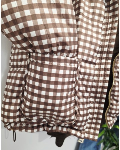 Anorak Reversible / Vichy Chocolate