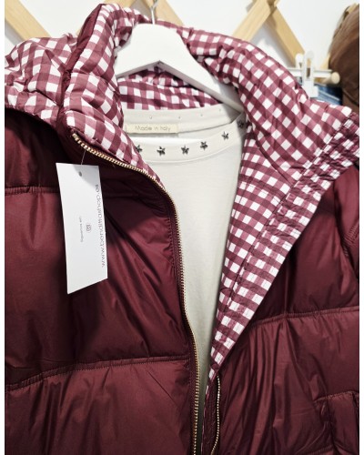 Anorak Reversible / Vichy Burdeos