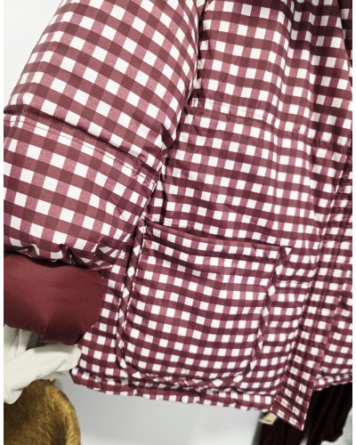 Anorak Reversible / Vichy Burdeos