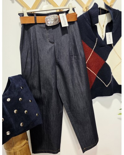 Pantalón Denim / Fluido