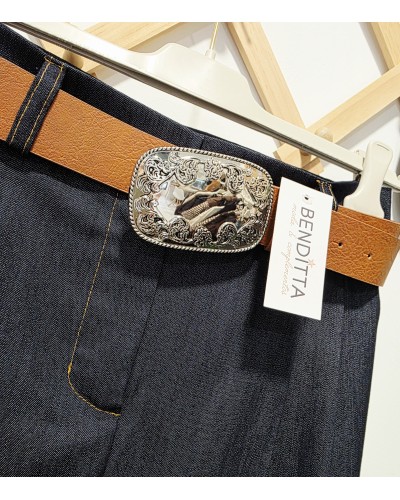 Cinturón Camel / Hebilla