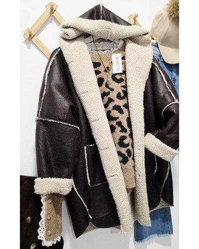 Abrigo Doble Faz / Marrón Chocolate