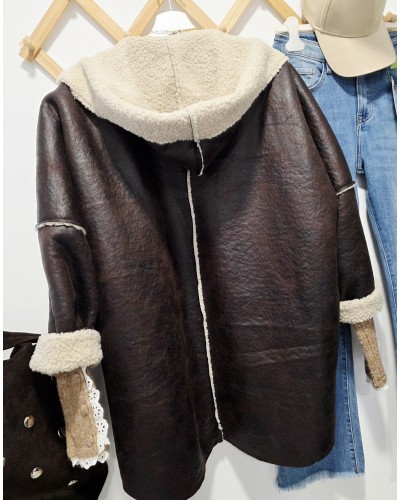 Abrigo Doble Faz / Marrón Chocolate