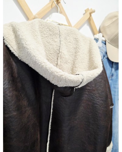 Abrigo Doble Faz / Marrón Chocolate