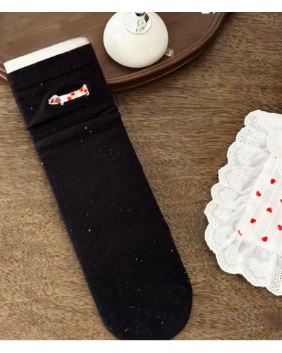 Calcetines Dog Bordado