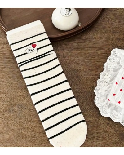 Calcetines Rayas / Corazón