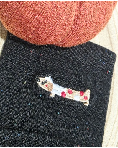 Calcetines Dog Bordado