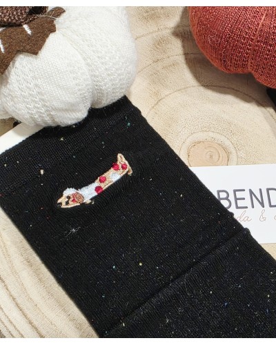 Calcetines Dog Bordado