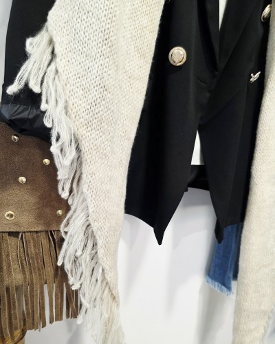 Chal Punto / Flecos Beige