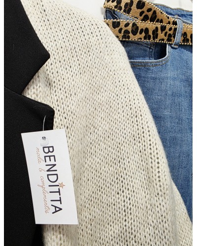 Chal Punto / Flecos Beige