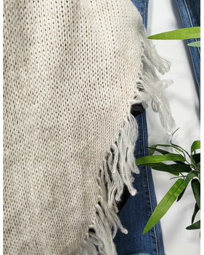 Chal Punto / Flecos Beige