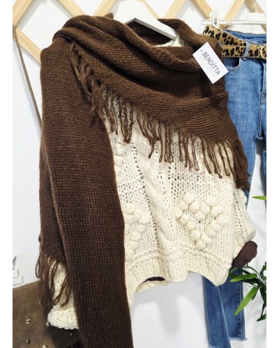 Chal Punto / Flecos Chocolate