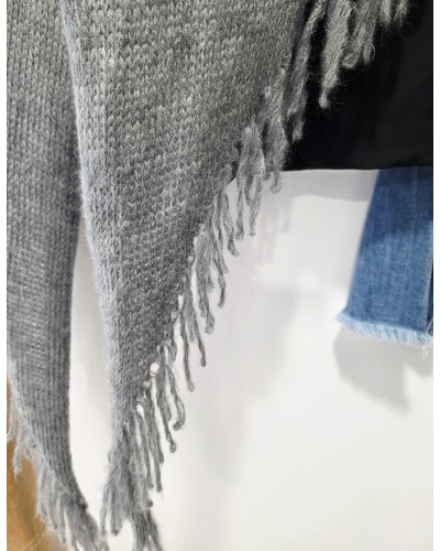 Chal Punto / Flecos Gris