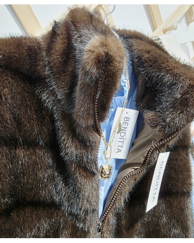 Chaleco Efecto Pelo / Chocolate