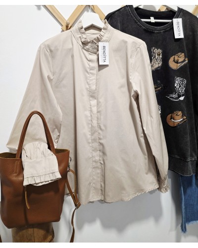 Blusa Romantic Tostado