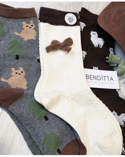 Pack 3 Calcetines Marrón