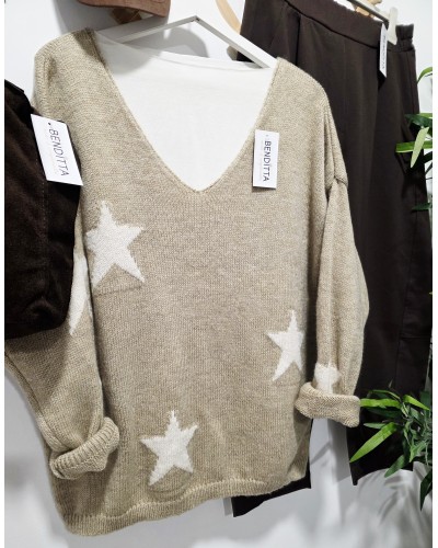 Jersey Estrellas Tostado