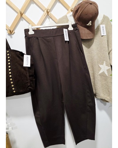 Pantalón Balloon / Elástico Marrón