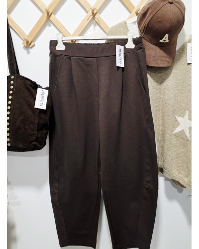 Pantalón Balloon / Elástico Marrón