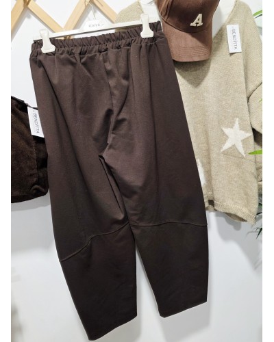 Pantalón Balloon / Elástico Marrón