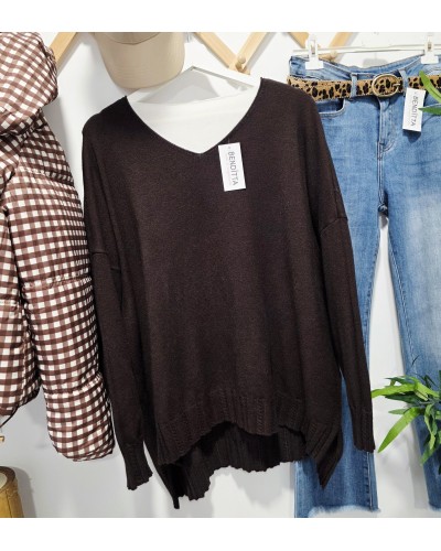 Jersey Punto / Oversize Chocolate