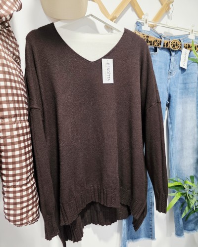 Jersey Punto / Oversize Chocolate