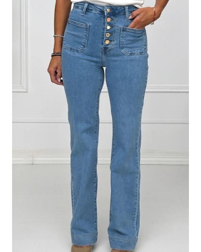 Pantalón WideLeg / Elástico Denim