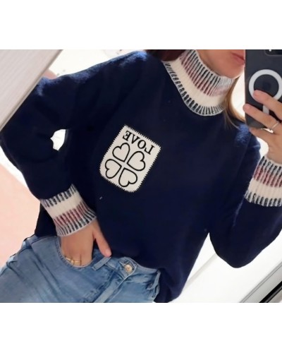 Jersey Bolsillo Love / Marino