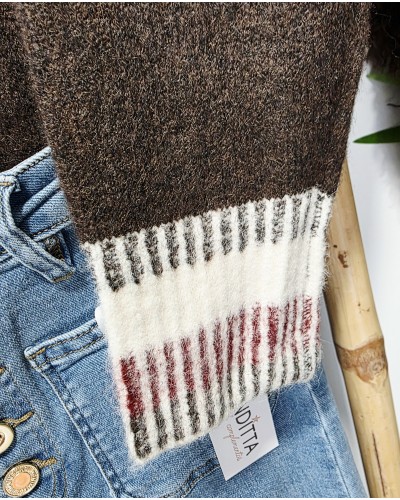 Jersey Bolsillo Love / Marrón